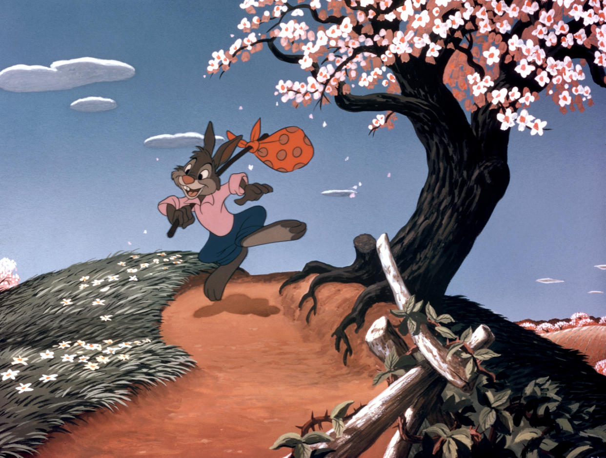 Br'er Rabbit (voiced by Johnny Lee) in a scene from Song of the South. (Courtesy Everett Collection)