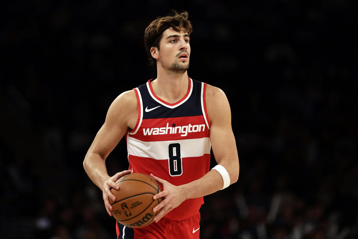 Deni Avdija, 23, joins a young Portland Trail Blazers core after being traded from the Washington Wizards. (AP Photo/Adam Hunger)