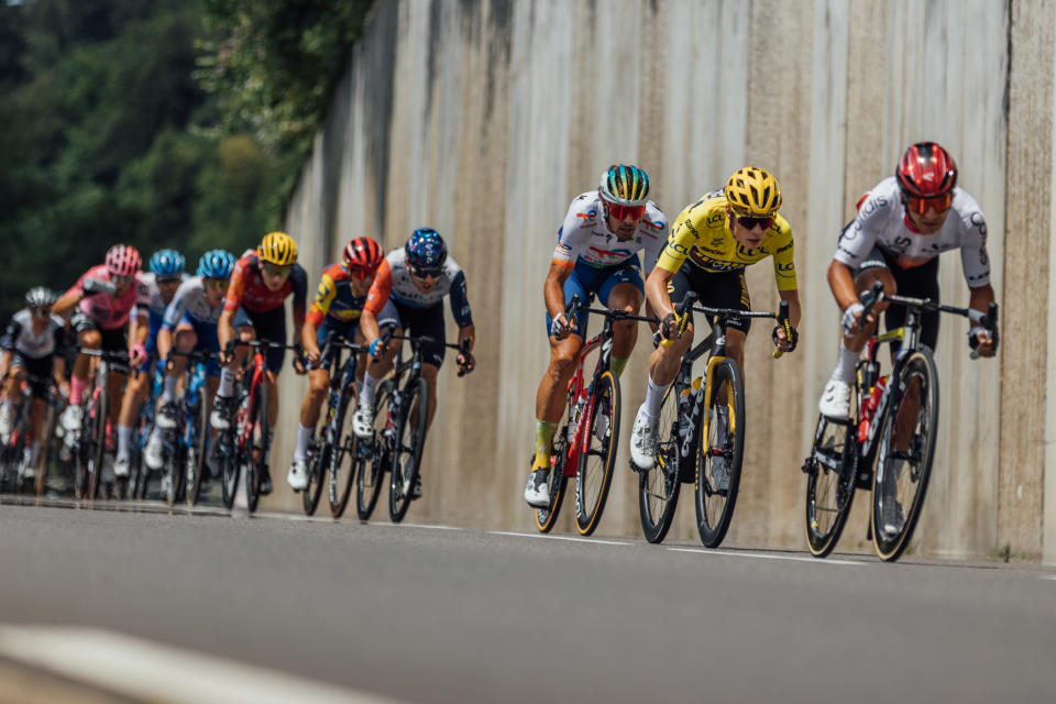 Stunning images from the 15th stage of the 2023 Tour de France, from Les Gets Les Portes du Soleil to Saint-Gervais Mont Blanc