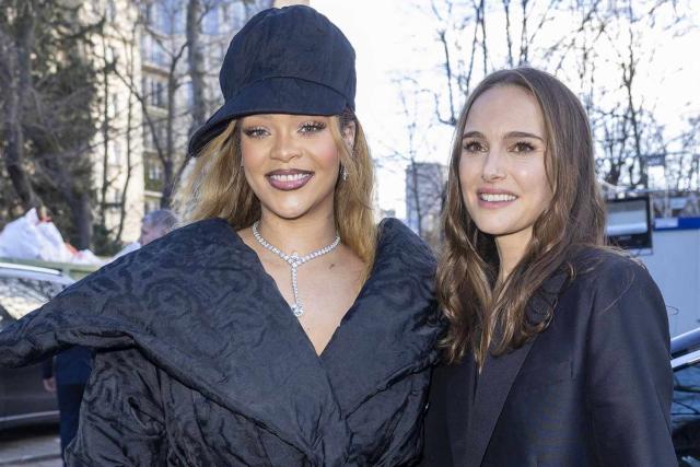 Rihanna Gushes Over 'Hot Bitch' Natalie Portman at Paris Fashion Week and  We Can't Stop Watching Their Lovefest