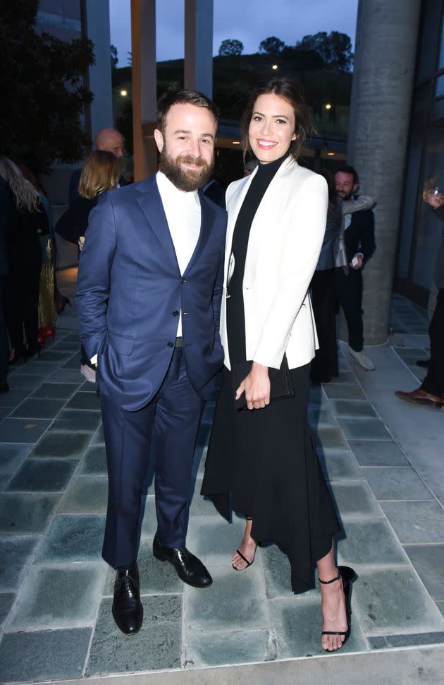 Taylor Goldsmith and Mandy Moore at the Communities in Schools annual celebration on May 1, 2018 in Los Angeles, California. (Photo: Vivien Killilea via Getty Images)