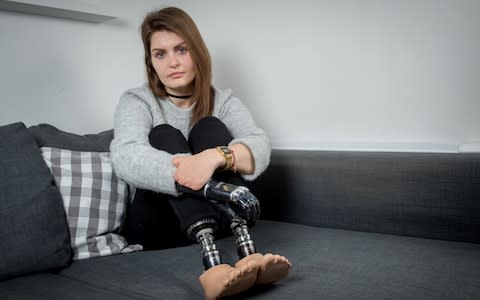 Magdalena Malec at her home in Dunstable - Credit: James Linsell-Clark / SWNS.com