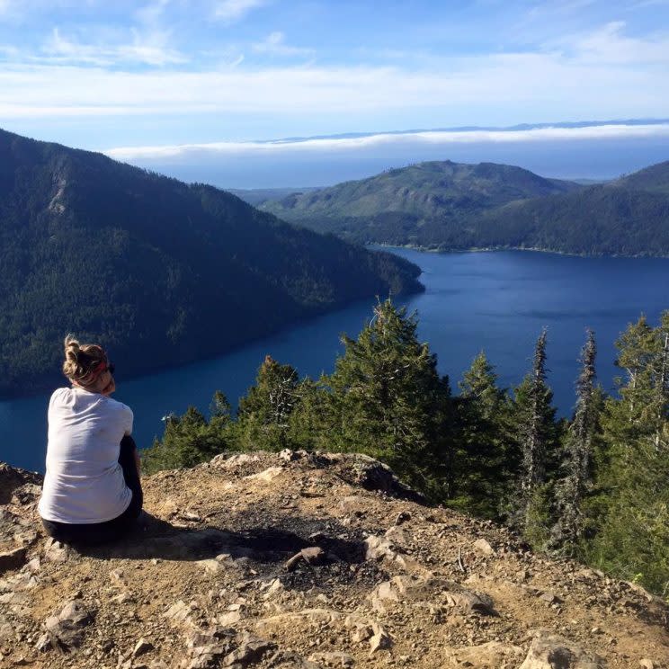 At Olympic National Park.