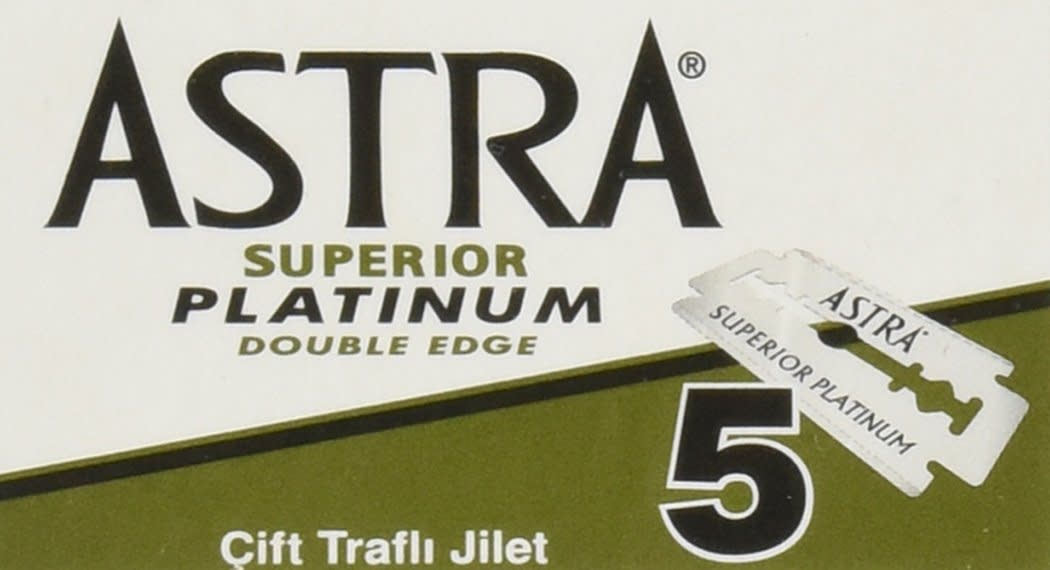 Astra platinum double edge safety razor blades, best safety razors