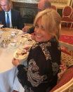 <p>Channel Seven Sunrise presenter Samantha Armytage enjoyed high tea at The Ritz Hotel in London, wearing a dress designed by Australian designer Zimmerman.<br>Source: Instagram/sam_armytage </p>