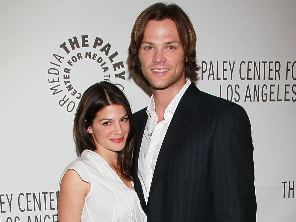Jared Padalecki (R) and wife actress Genevieve Cortese attend the Paley Center for Media's PaleyFest 2011 event honoring "Supernatural" on March 13, 2011 in Beverly Hills, California