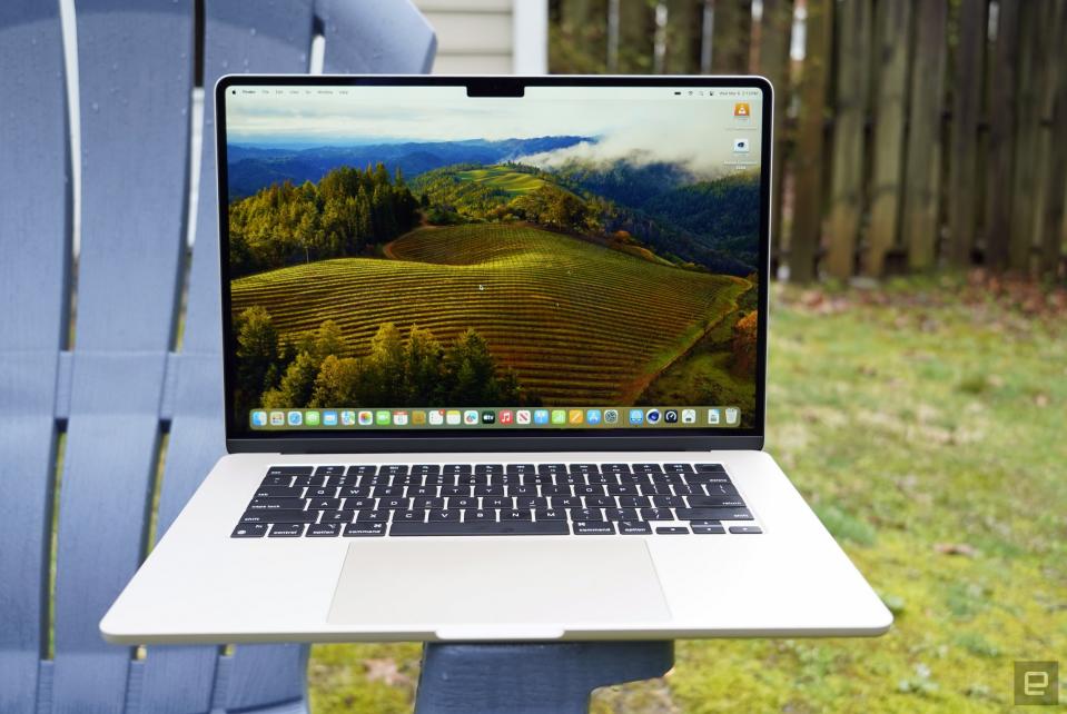 MacBook Air M3 15-inch front view