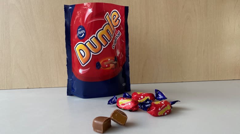 Dumle bag with candy