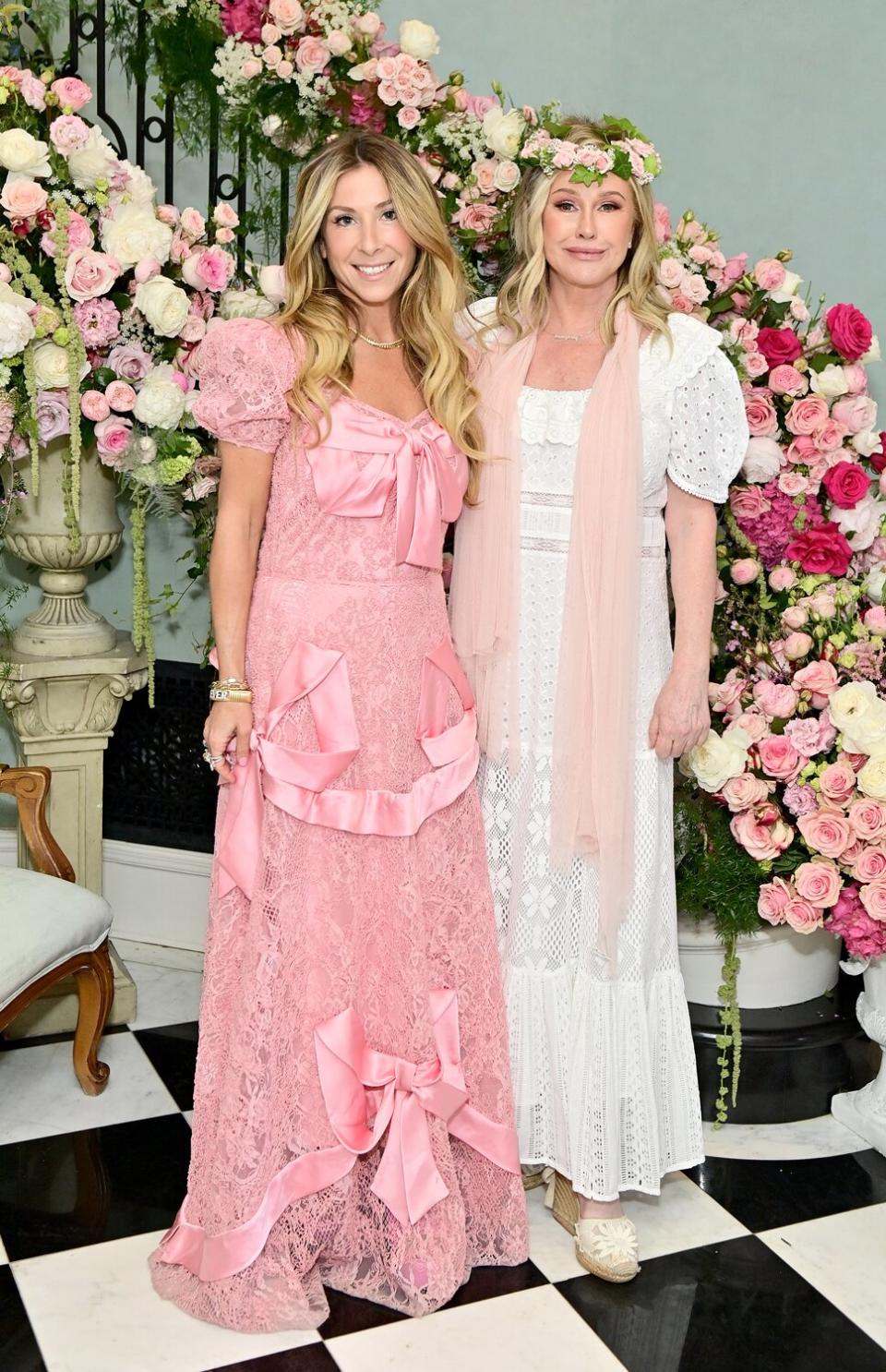 Rebecca Hessel and Kathy Hilton attend as Kathy Hilton &amp; Rebecca Hessel Cohen celebrate LoveShackFancy Home at Private Residence on May 11, 2022 in Beverly Hills, California.