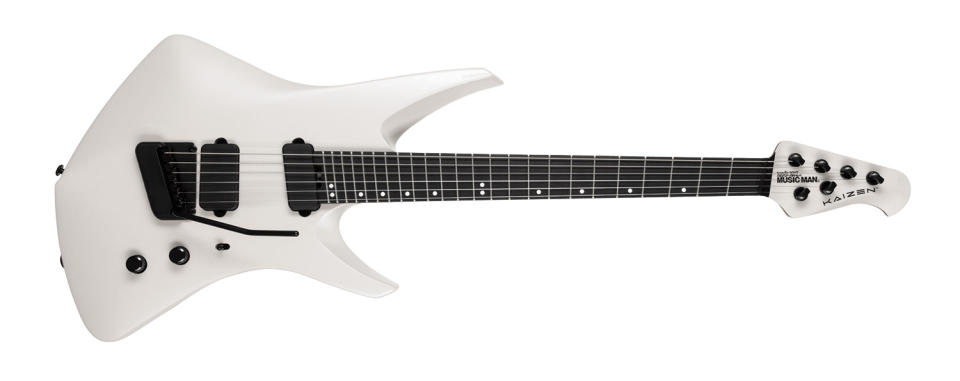 The Ernie Ball Music Man Kaizen 6-string arrives a year after EBMM debuted the Tosin Abasi-designed 7-string