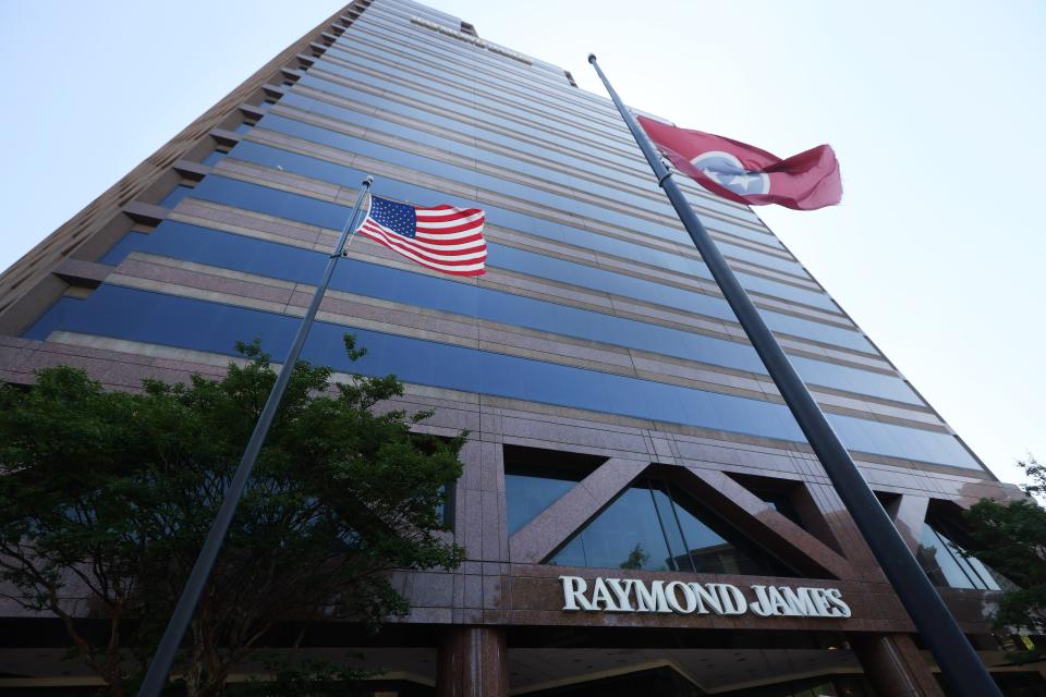 Raymond James building Downtown Memphis, Tennessee. on Thursday, June 23, 2022. 