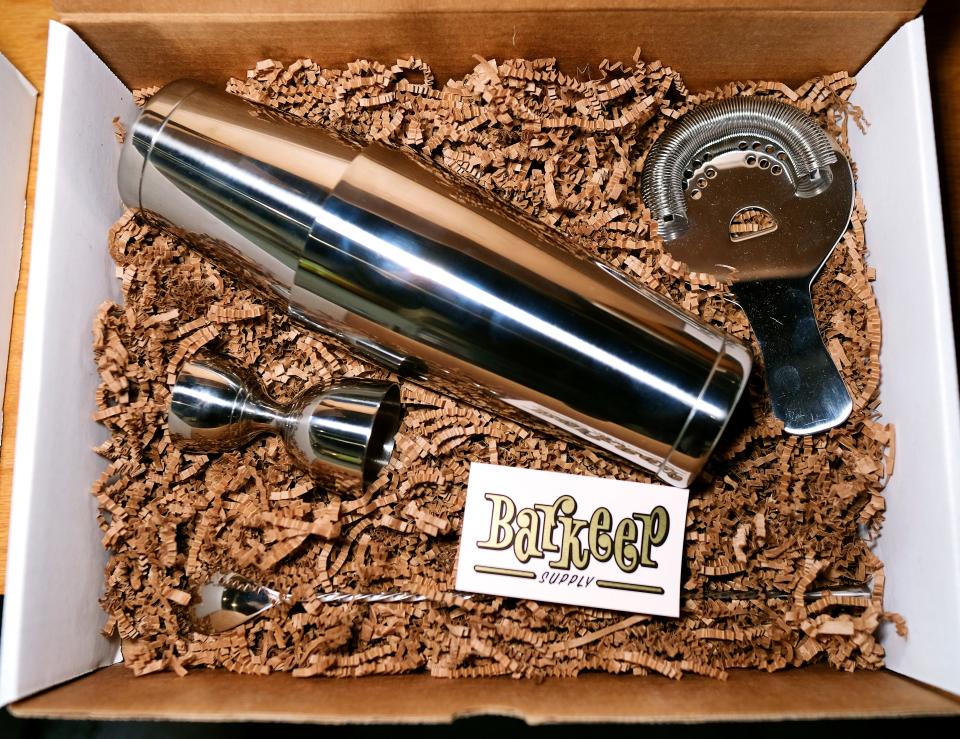 A bar kit is one of many gift options available at Barkeep Supply in Oklahoma City.