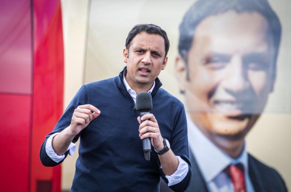 Anas Sarwar said Scotland was ‘the first red wall to fall’ (Jane Barlow/PA) (PA Wire)