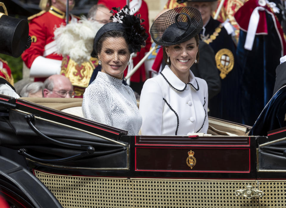 Queen Letizia and Kate Middleton