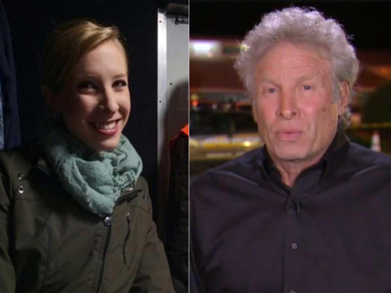 Alison Parker and her father Andy: AP