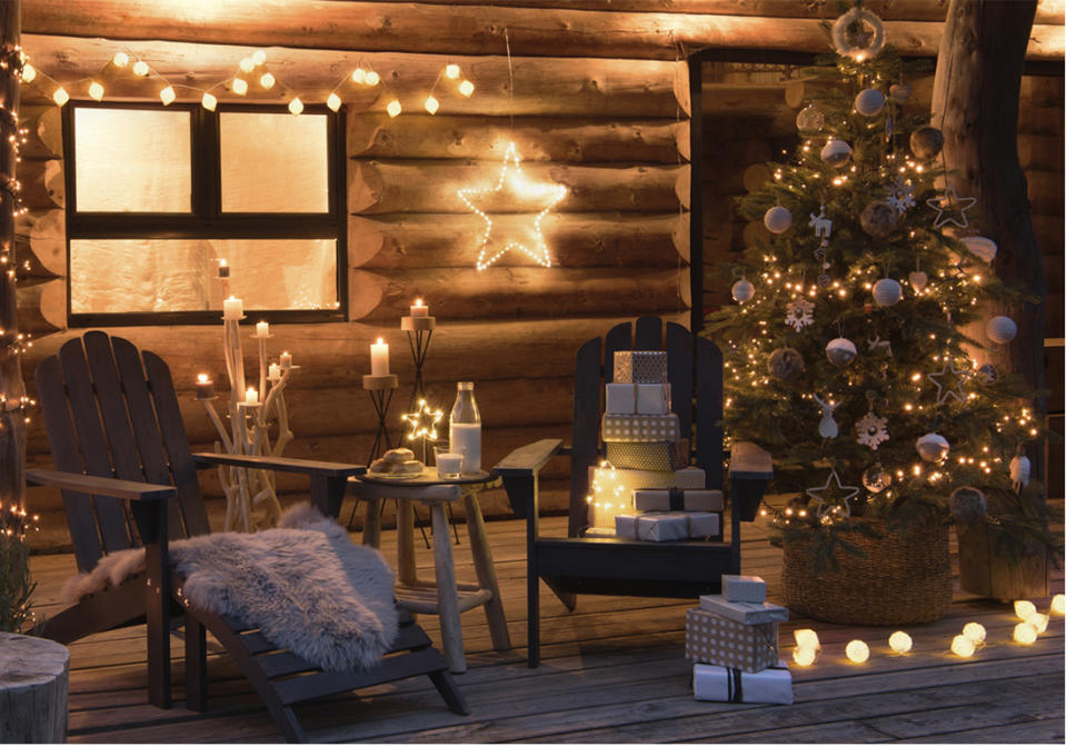 Un jardin enchanté grâce à la déco de Noël pour l'extérieur !