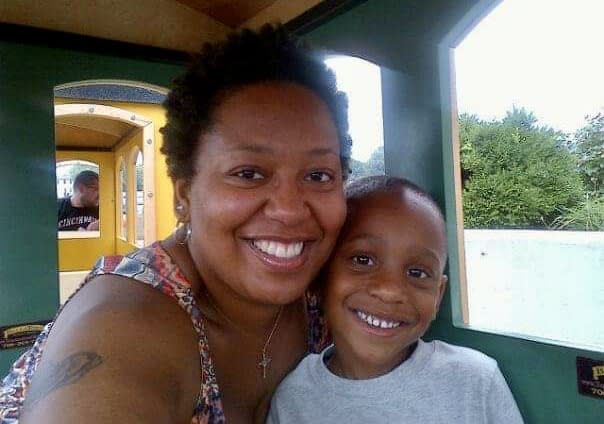 Zakiya Sankara-Jabar and her son Amir, when he was in preschool. (Courtesy of Zakiya Sankara-Jabar)