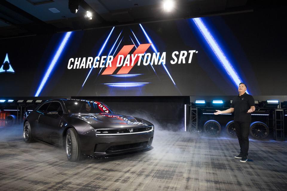 new cars are revealed during dodge's speed week