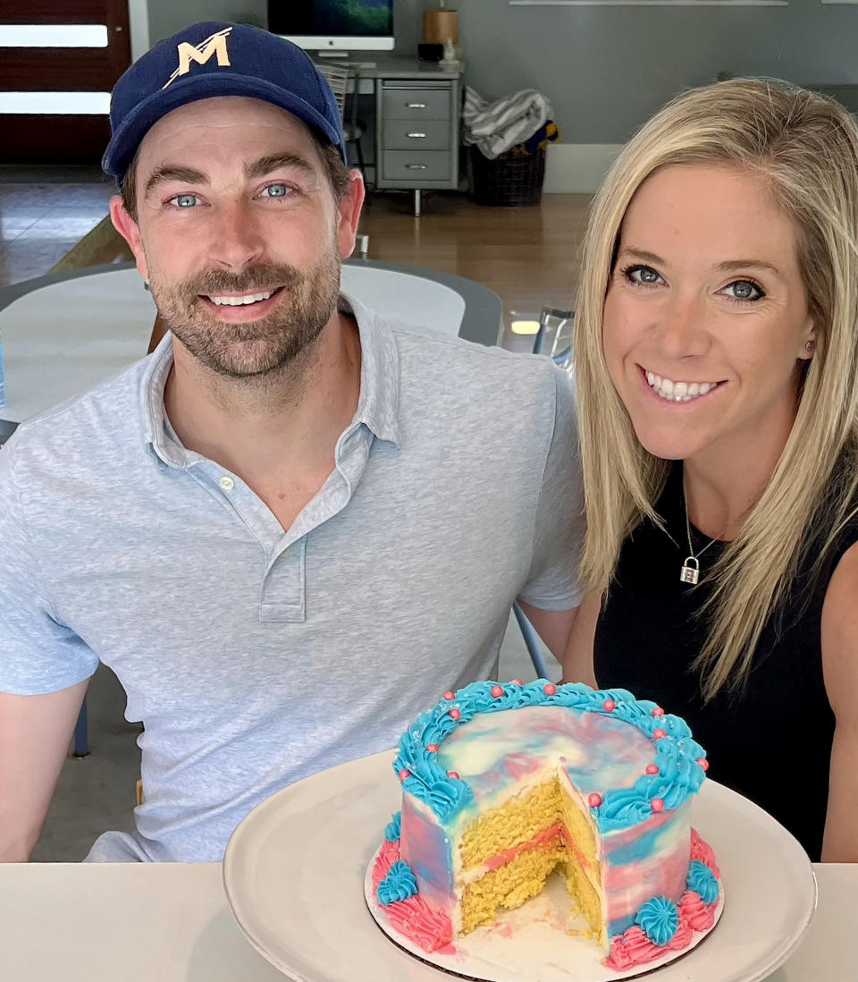 Amanda and Josh, on the day they found out they were having a baby girl. (Courtesy Amanda and Josh Zurawski)