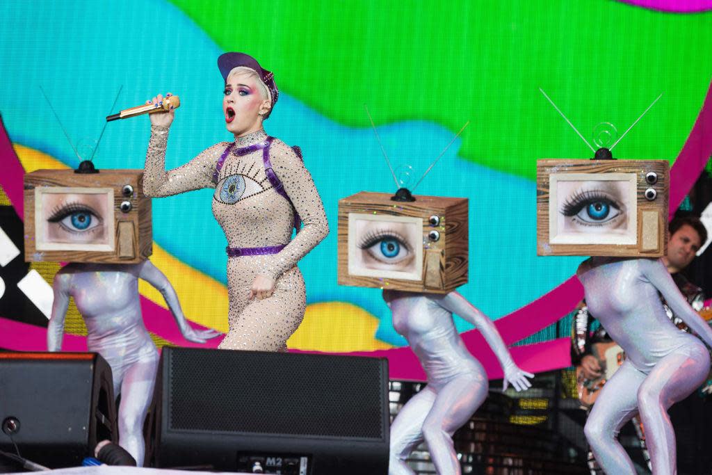 Katy Perry wowed the audience: Getty