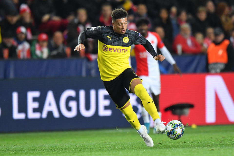 Jadon Sancho and Borussia Dortmund have had Borussia Monchengladbach's number lately. (Getty)