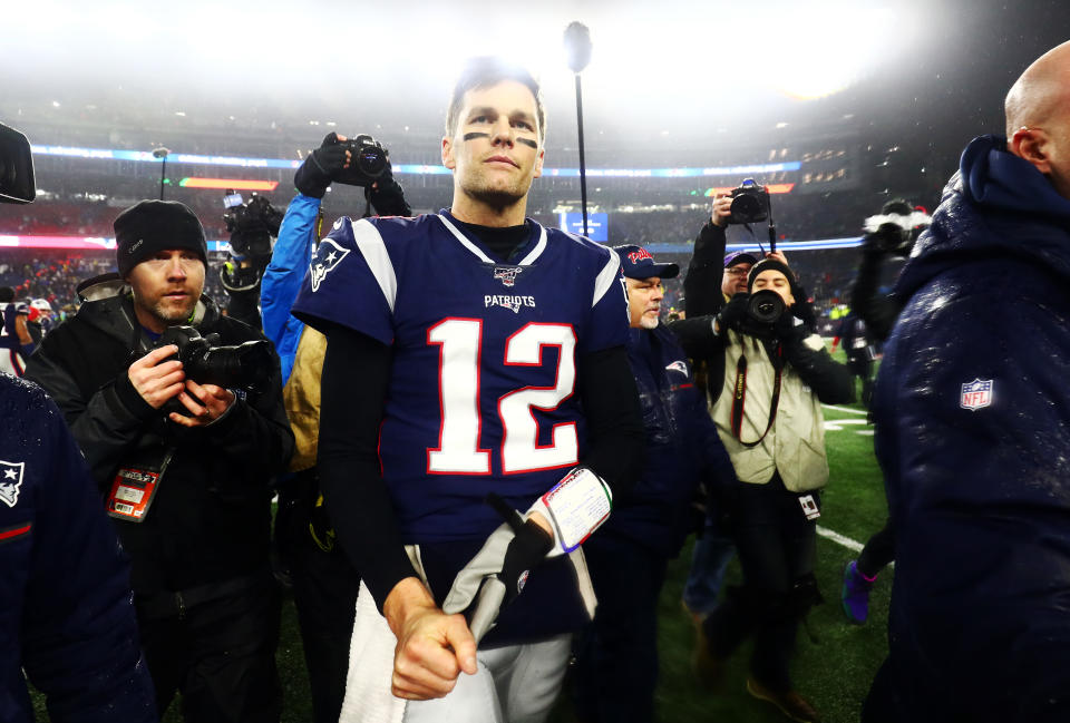 Ever since Tom Brady left New England in 2020, the vaunted Patriot Way has seemed absent. (Photo by Adam Glanzman/Getty Images)