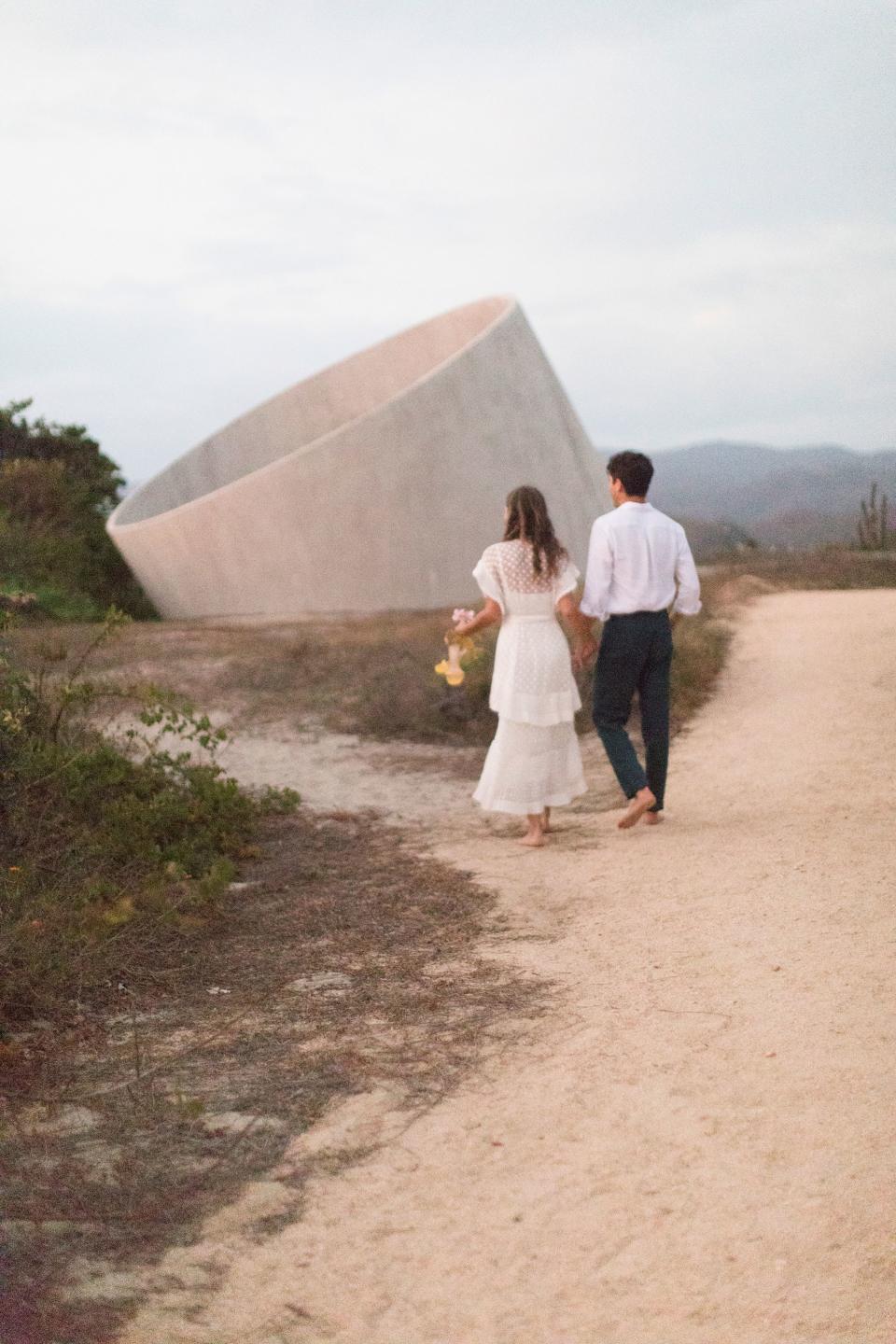 All our guests took a tour of the grounds of Casa Wabi on Thursday. We walked the property together and saw everything, including Bosco Sodi’s studio and the Observatory next to it.