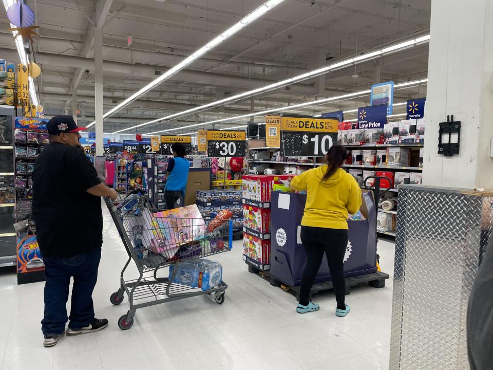 Walmart in California on Black Friday