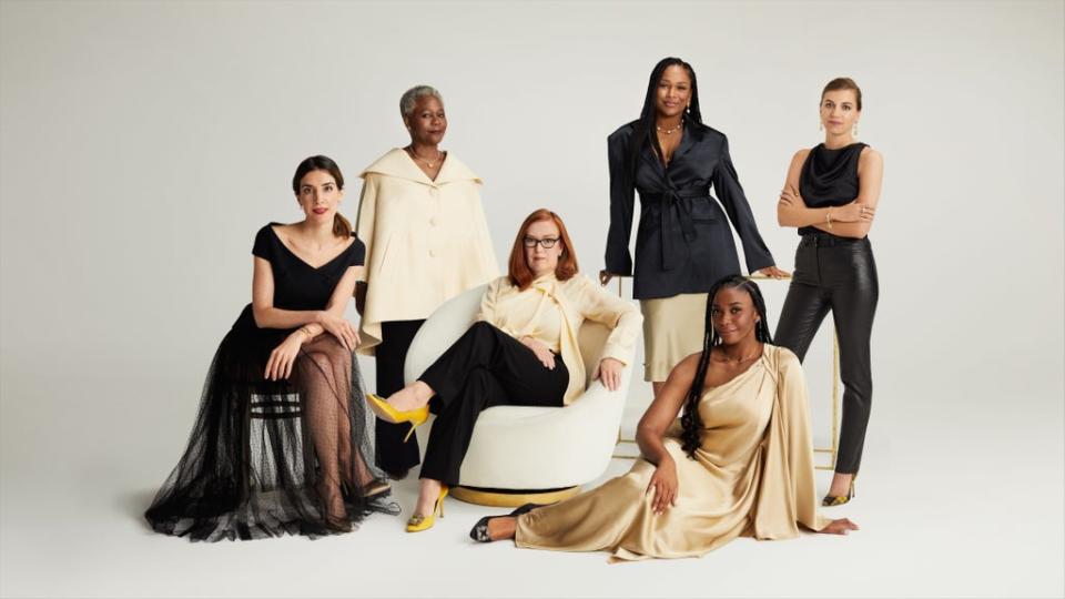 The nominees for Veuve Clicquot’s Bold Woman and Bold Future Awards (Sam Copeland/PA)