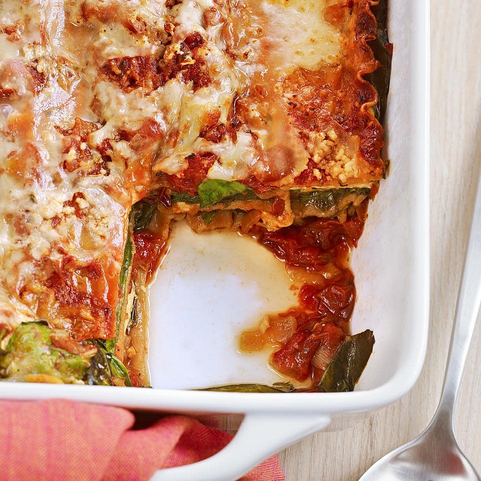 Lasagna with Slow-Roasted Tomato Sauce