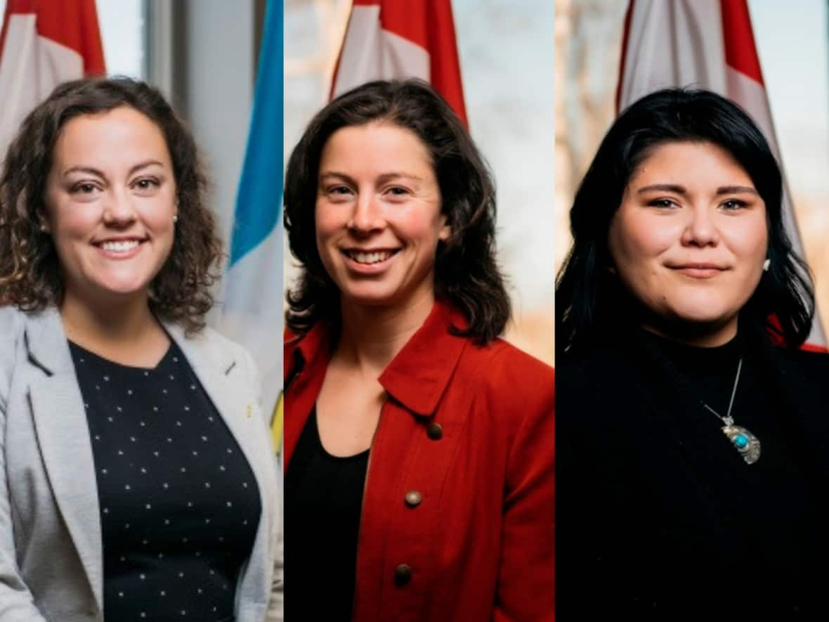 Yellowknife mayor Rebecca Alty and councillors Shauna Morgan, Stacie Smith and Niels Konge. Alty and Stacie will seek re-election in this fall's municipal election, while Morgan and Konge plan to step away from council.  (City of Yellowknife - image credit)