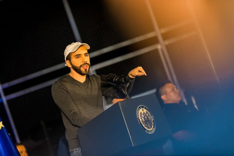 El presidente de El Salvador, Nayib Bukele. 