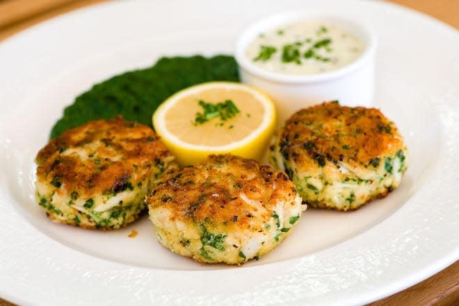 The crab cakes at Swifty's celebrate the "simplicity of the preparation" and a "secret ingredient."