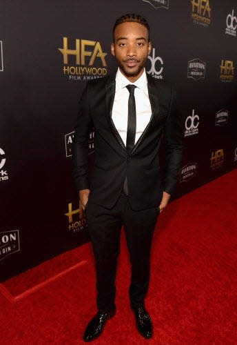 Algee Smith on the red carpet.