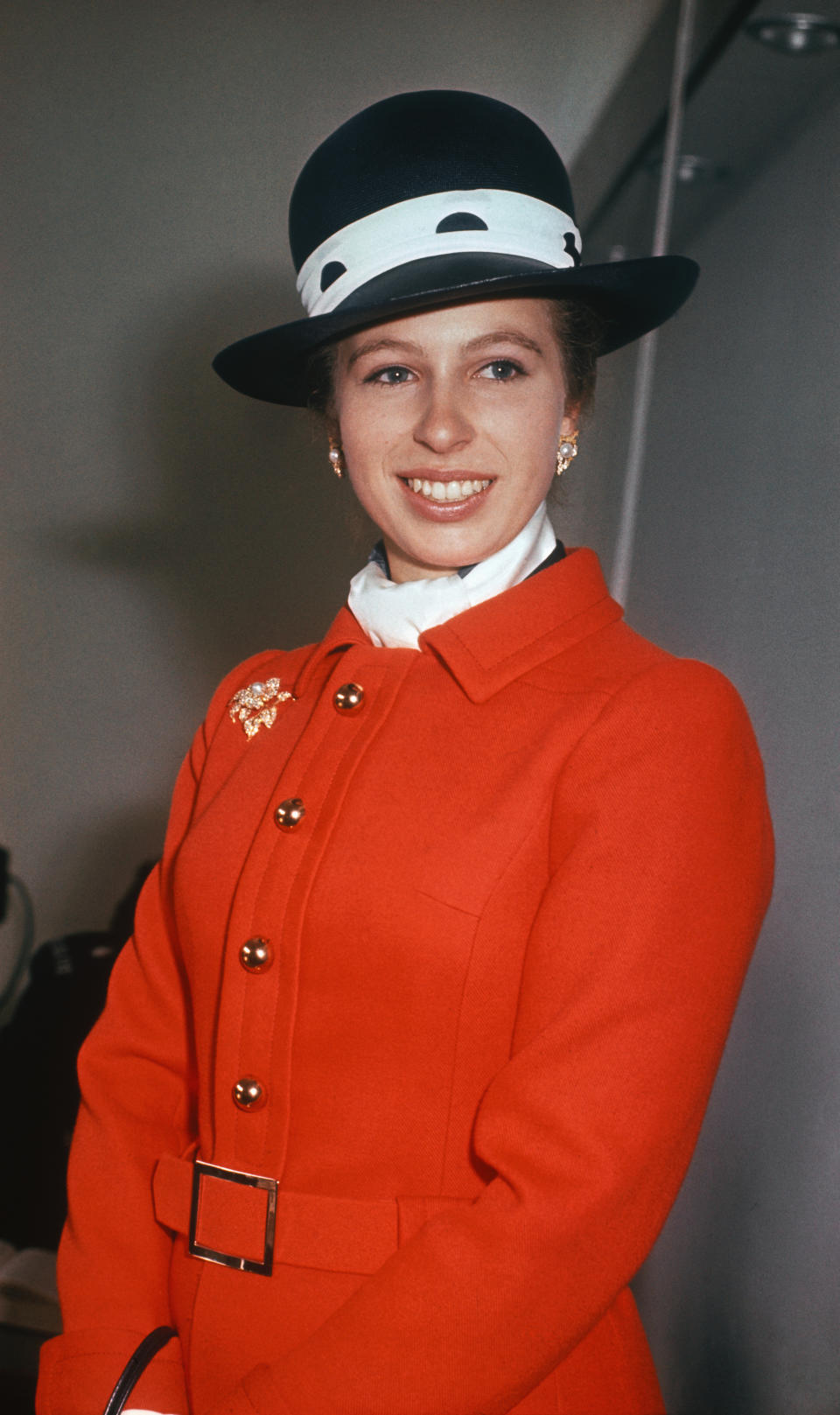 Princess Anne at the opening ceremony of the new Police Cadet Training School in the early Seventies. (Getty Images)