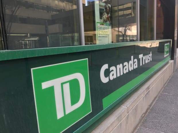 'When an individual has the courage to speak out, we have a responsibility to listen and take appropriate action,' said TD spokesperson Carla Hindman. (David Bell/CBC - image credit)