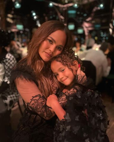 <p>Chrissy Teigen/Instagram</p> Chrissy Teigen with daughter Luna Stephens