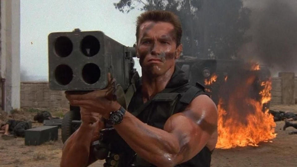 Arnold Schwarzenegger in Commando