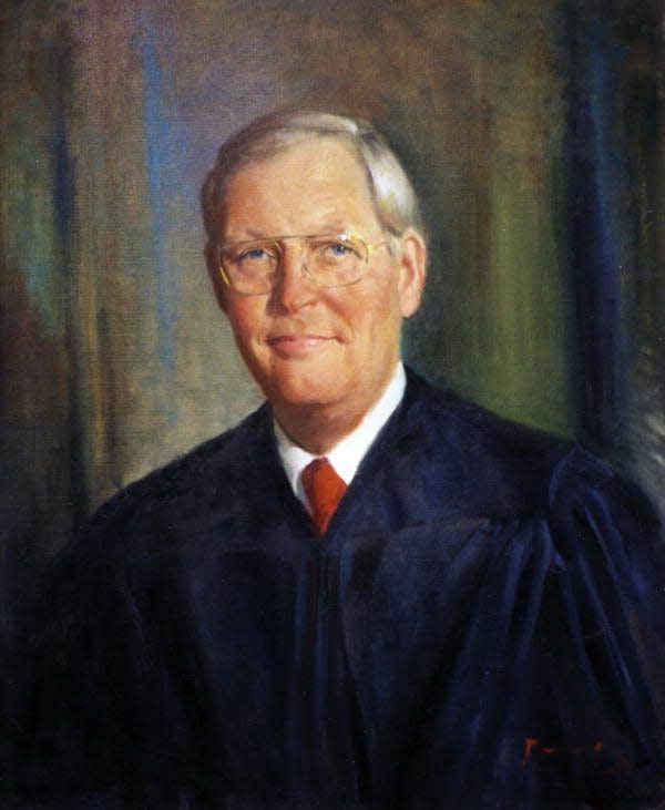 Justice Alan C. Sundberg official portrait. The Jacksonville native was Florida's 64th Supreme Court Justice and wrote the opinion to allow cameras in the courtroom.