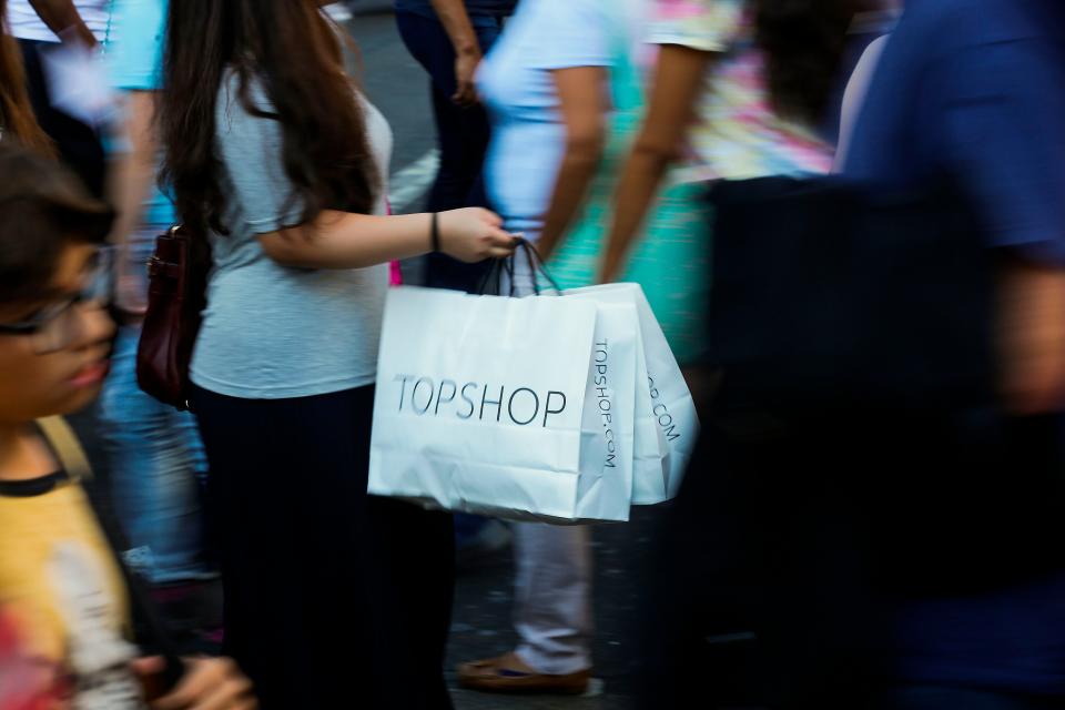 After having an epiphany at the Oxford Circus Topshop, Hannah Rochell has not set foot in a fast fashion store for over two years (AFP via Getty Images)