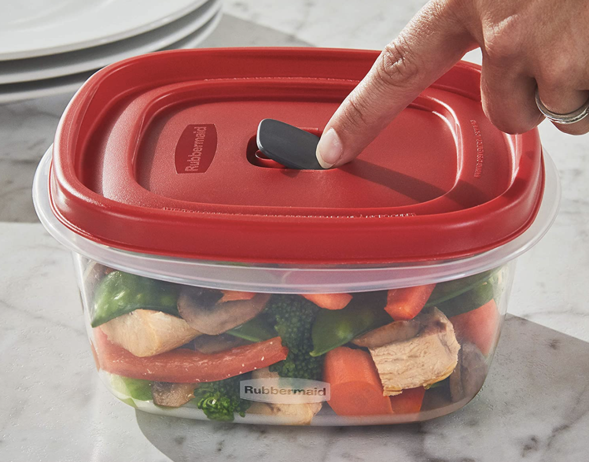 Rubbermaid TakeAlongs 3.7 Cup Meal Prep Containers with Lids (5