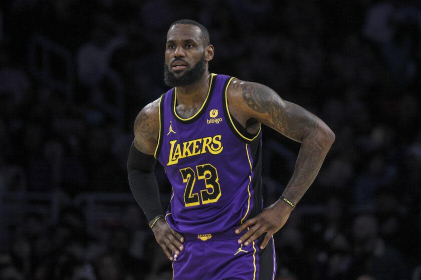 Los Angeles, CA, Thursday, January 11, 2024 - Los Angeles Lakers forward LeBron James.