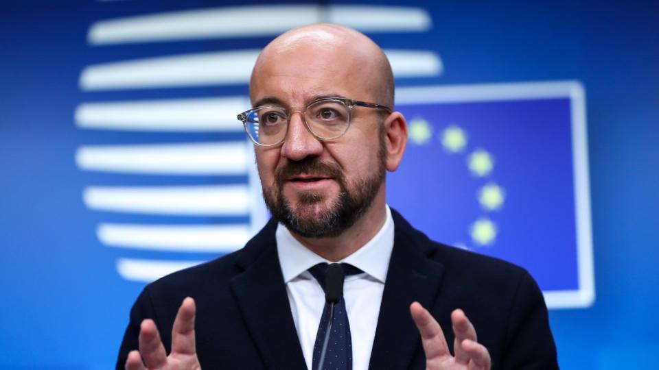 Charles Michel Ende vergangenen Jahres während einer Pressekonferenz in Brüssel.