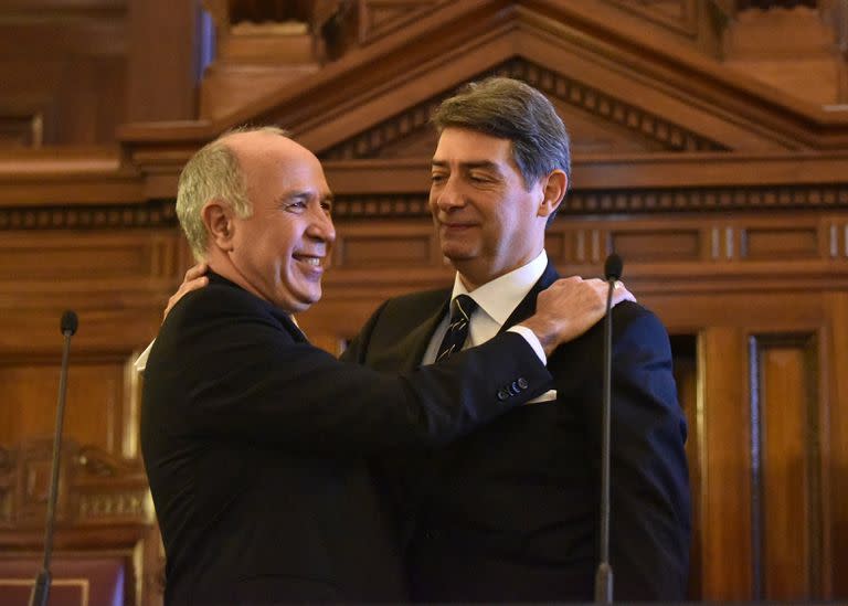 DYN25, BUENOS AIRES, 29/06/2016, EL PRESIDENTE DE LA CORTE SUPREMA DE JUSTICIA RICARDO LORENZETTI TOMA JURAMENTO AL NUEVO INTEGRANTE HORACIO ROSATTI. FOTO:DYN/ALBERTO RAGGIO.