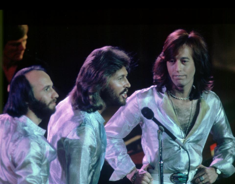 Los Bee Gees en 1979 (AP)