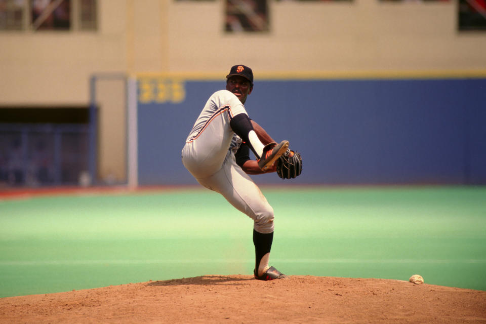 1978年轉戰舊金山巨人的Vida Blue，用18勝10敗、防禦率2.79的成績打臉前東家。(Photo by George Gojkovich/Getty Images)