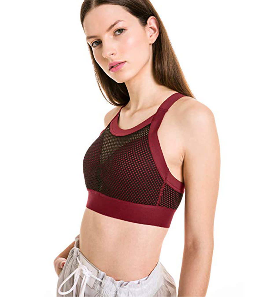 Puma x Selena Gomez Women’s Mesh Bra (Photo: Amazon)