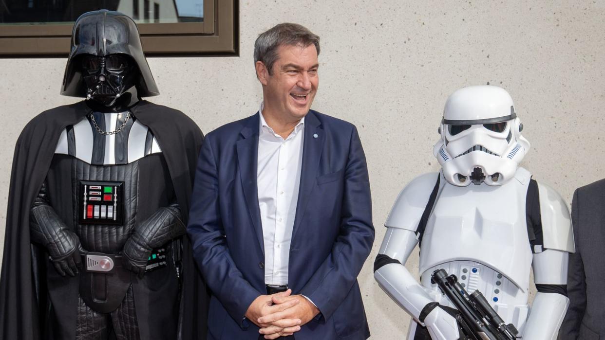 Markus Söder bei der Eröffnung des Zukunftsmuseum in Nürnberg.