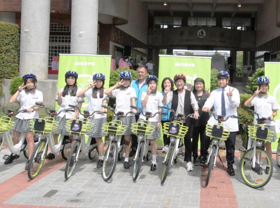 彰化出租自行車，擴及南彰化的溪湖鎮，嘉惠眾多學生通勤族！（圖：李河錫攝）