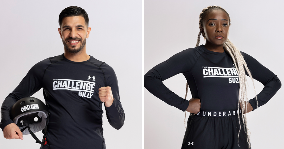 The Challenge's Billy Dib and Suzan Mutesi.